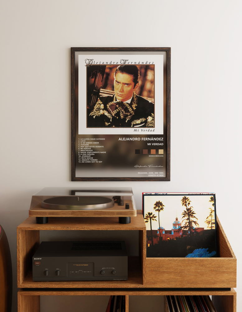Музыкальный постер: Alejandro Fernández — Mi Verdad