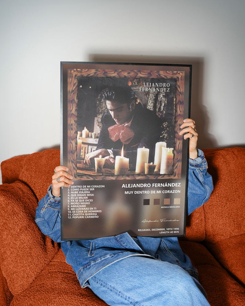 Музыкальный постер: Alejandro Fernández — Muy Dentro de Mi Corazon