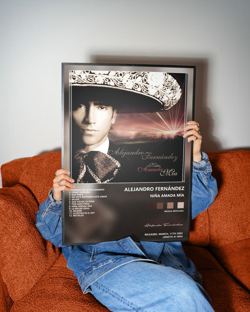 Музыкальный постер: Alejandro Fernández — Niña Amada Mía