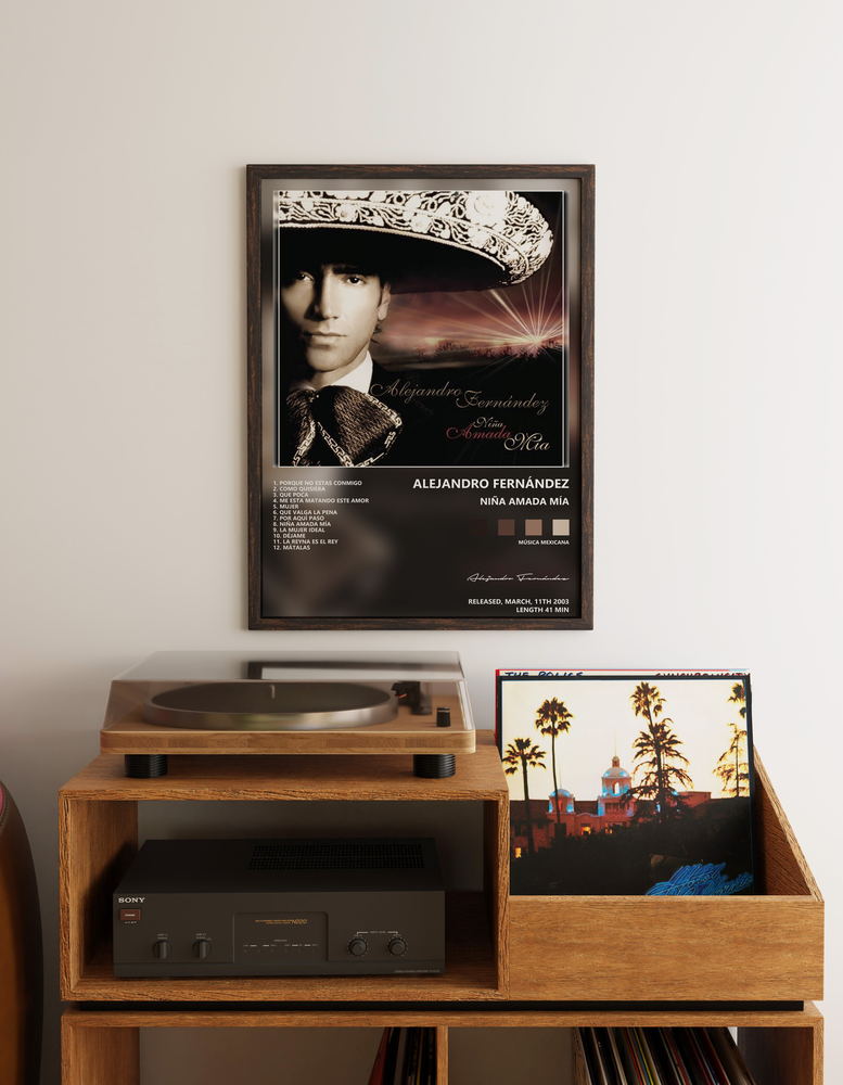 Музыкальный постер: Alejandro Fernández — Niña Amada Mía