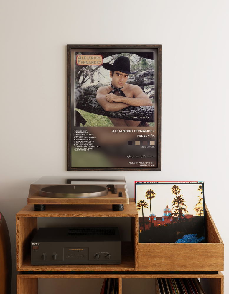 Музыкальный постер: Alejandro Fernández — Piel de Niña