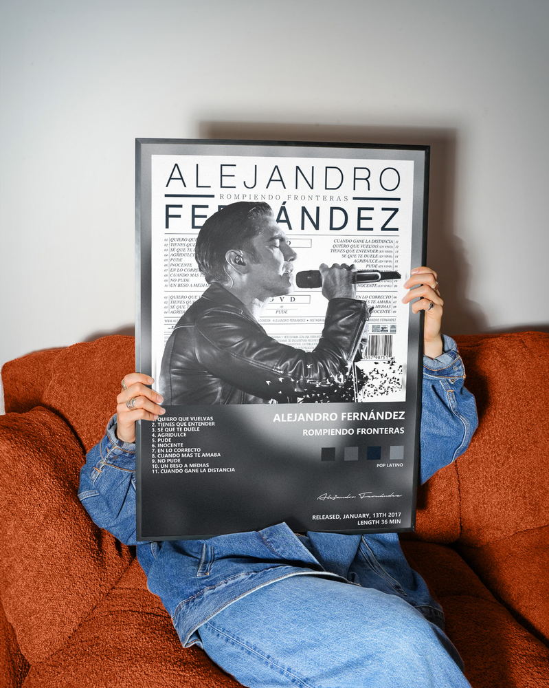 Музыкальный постер: Alejandro Fernández — Rompiendo Fronteras