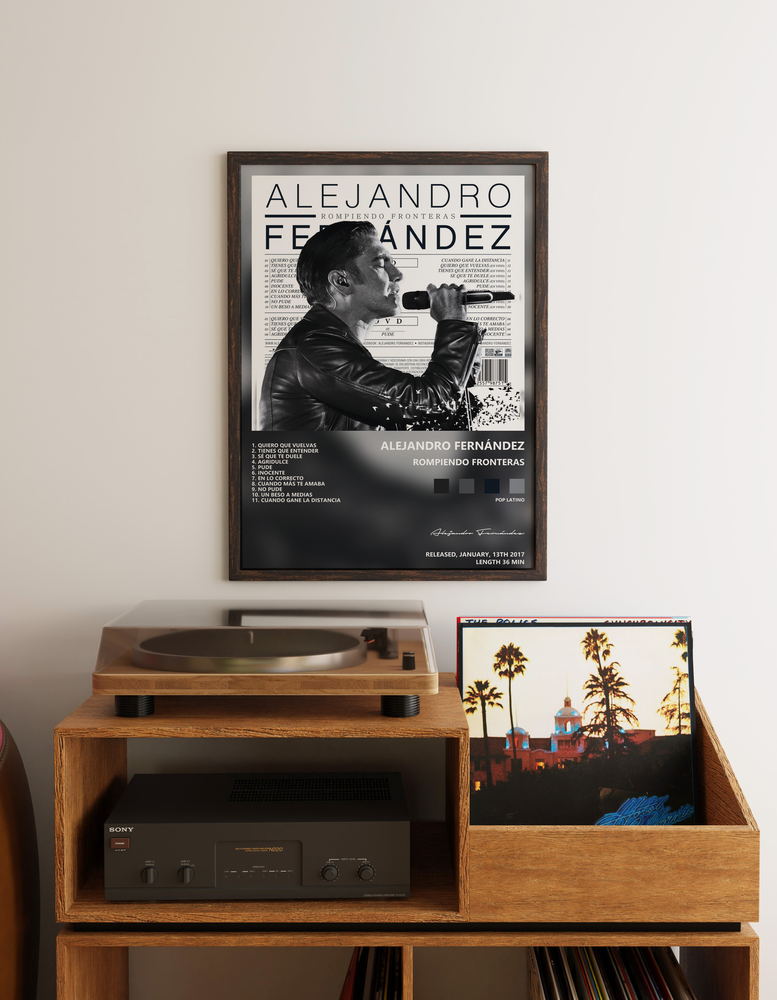 Музыкальный постер: Alejandro Fernández — Rompiendo Fronteras