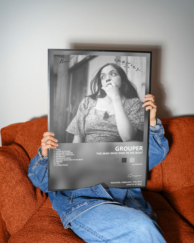 Музыкальный постер: Grouper — The Man Who Died In His Boat