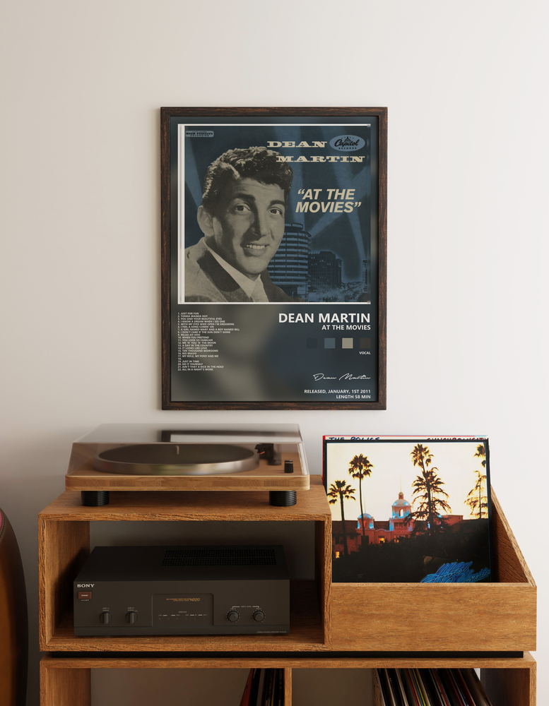 Музыкальный постер: Dean Martin — At the Movies