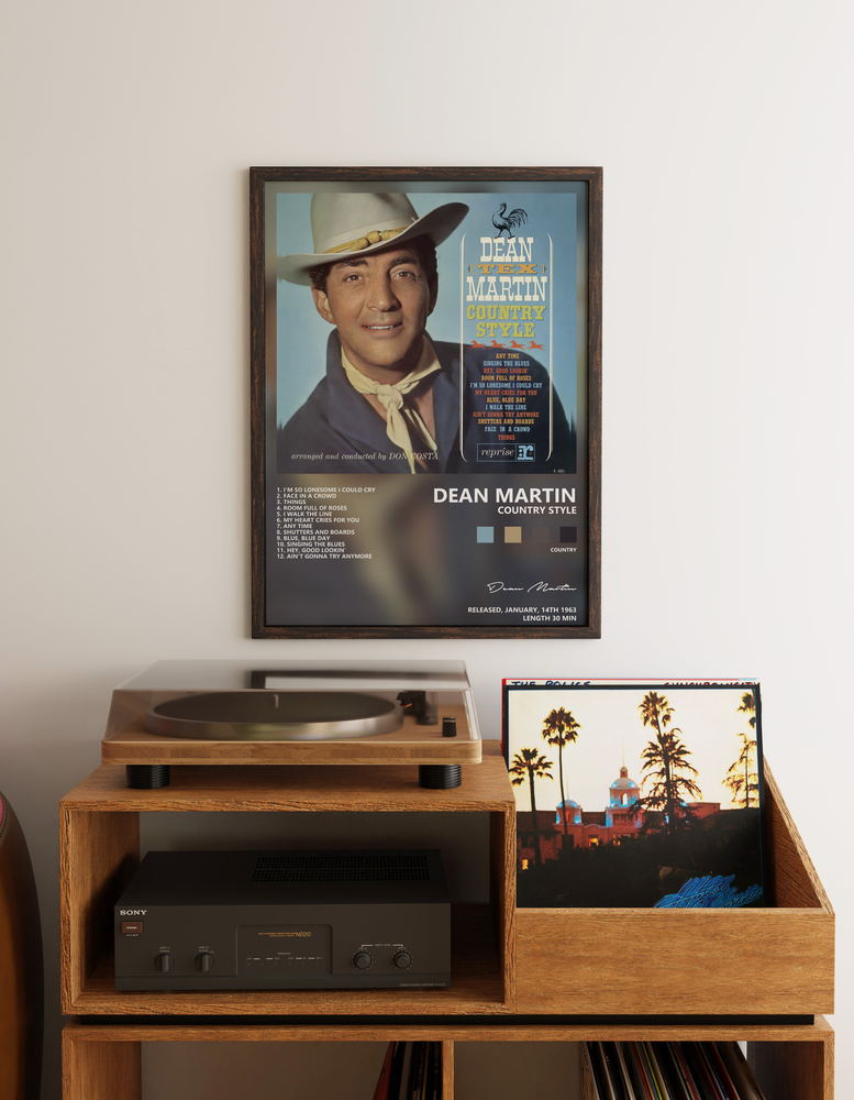 Музыкальный постер: Dean Martin — Country Style