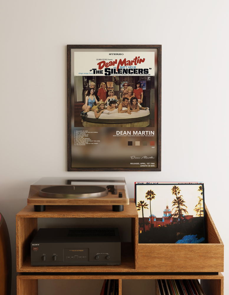 Музыкальный постер: Dean Martin — Dean Martin as Matt Helm Sings Songs from The Silencers