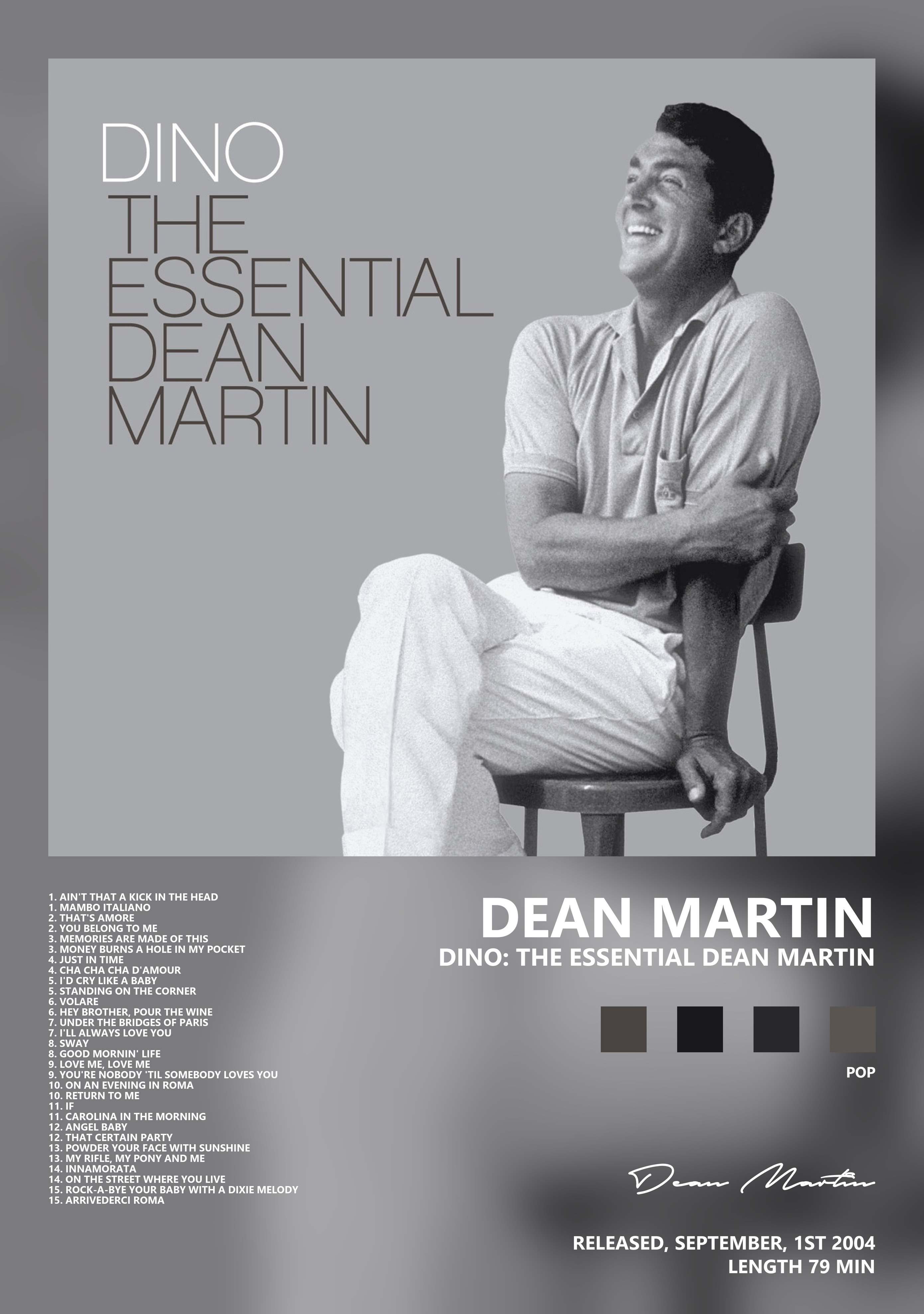 Музыкальный постер: Dean Martin — Dino The Essential Dean Martin