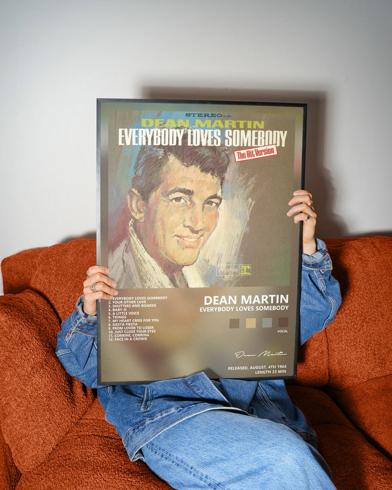 Музыкальный постер: Dean Martin — Everybody Loves Somebody