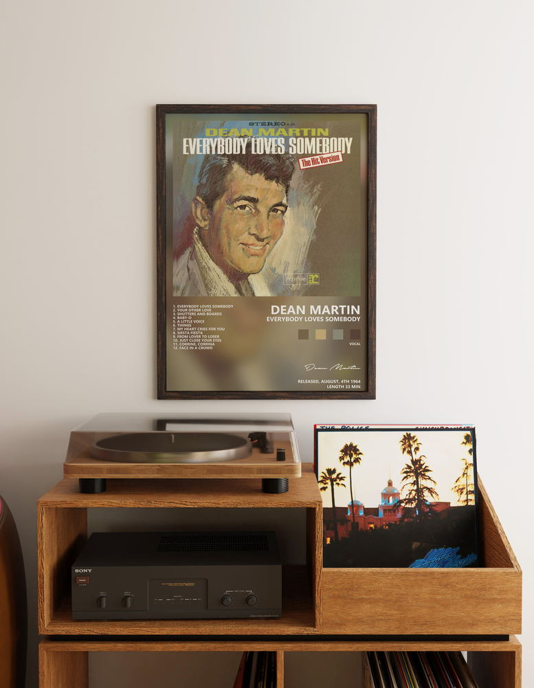 Музыкальный постер: Dean Martin — Everybody Loves Somebody