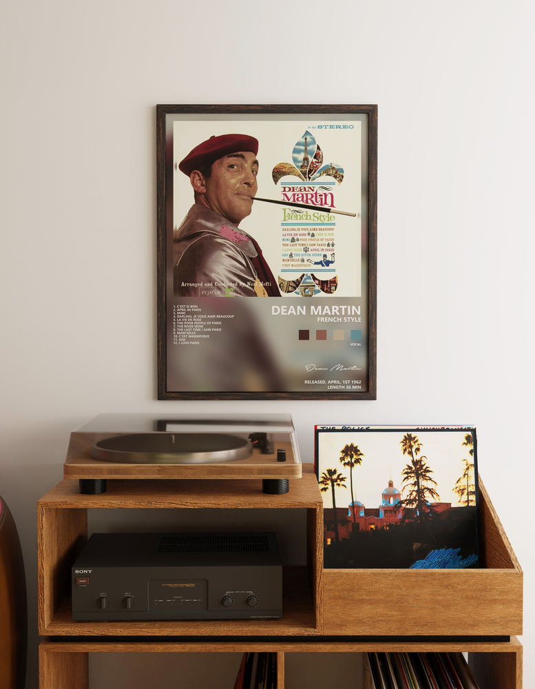 Музыкальный постер: Dean Martin — French Style