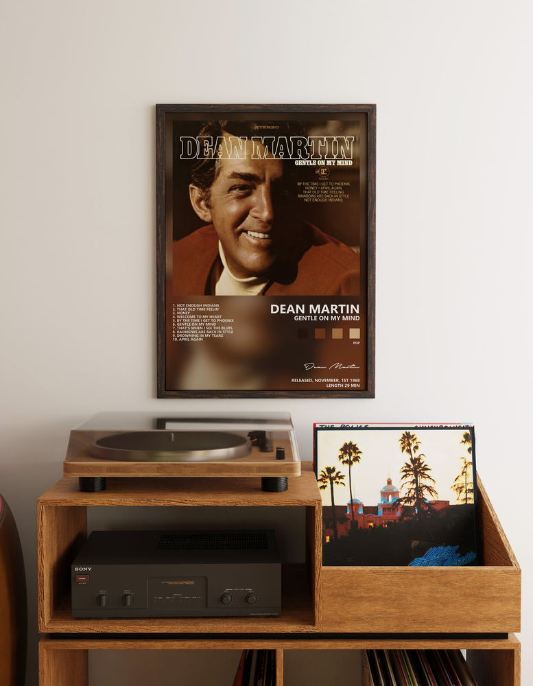 Music poster: Dean Martin — Gentle On My Mind