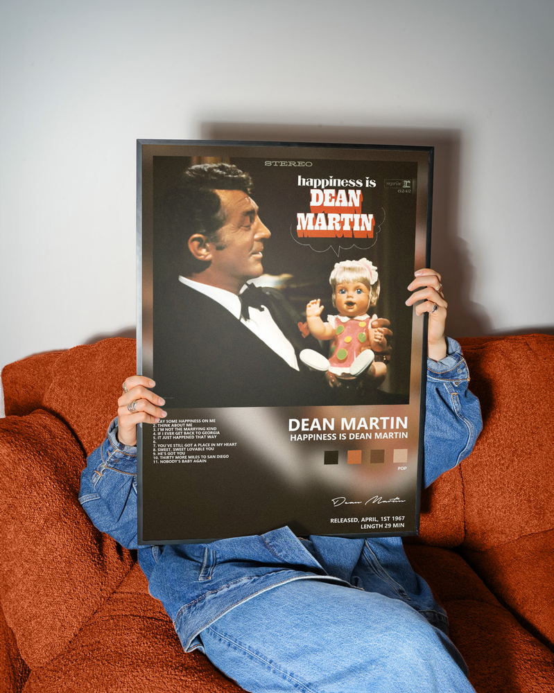Музыкальный постер: Dean Martin — Happiness Is Dean Martin