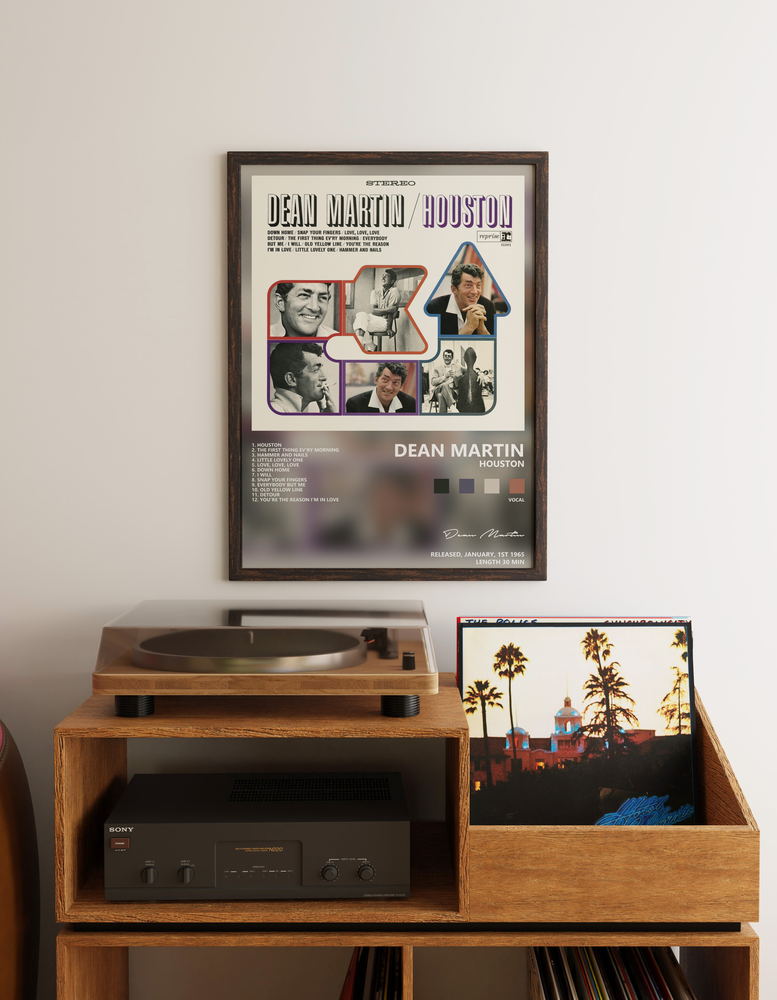 Музыкальный постер: Dean Martin — Houston