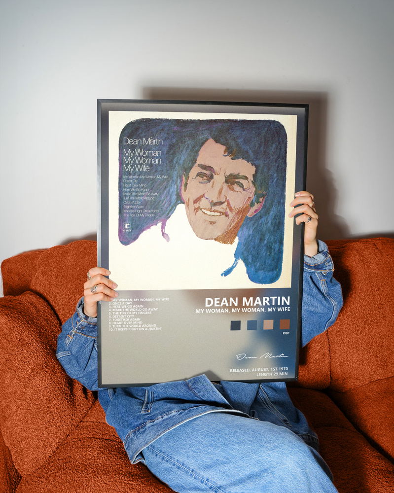 Music poster: Dean Martin — My Woman My Woman My Wife