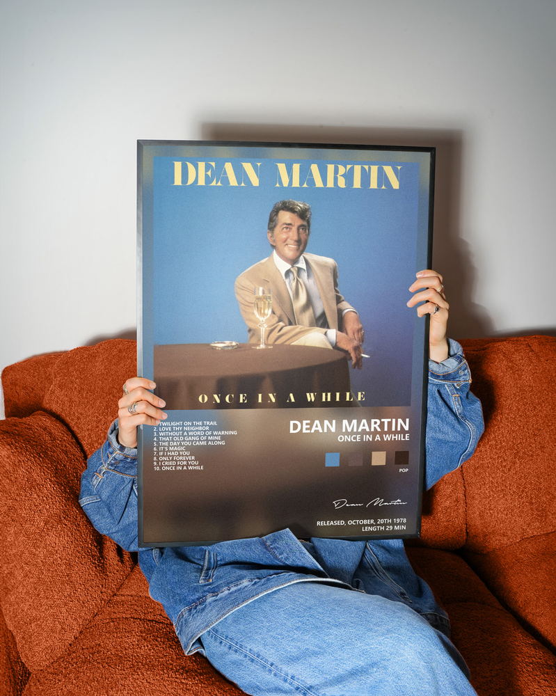 Music poster: Dean Martin — Once In a While