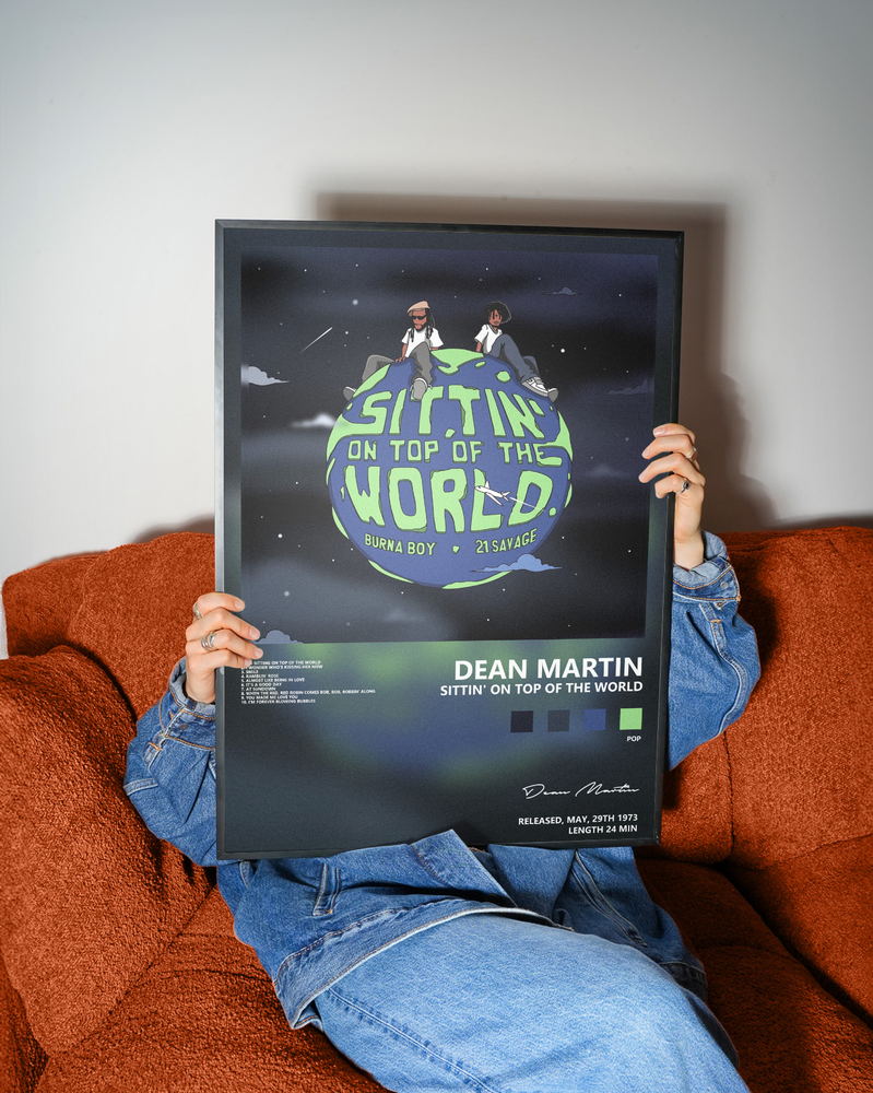 Музыкальный постер: Dean Martin — Sittin On Top of the World