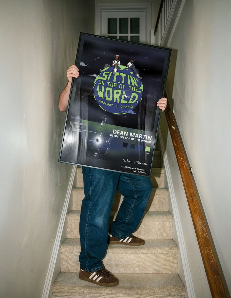 Музыкальный постер: Dean Martin — Sittin On Top of the World