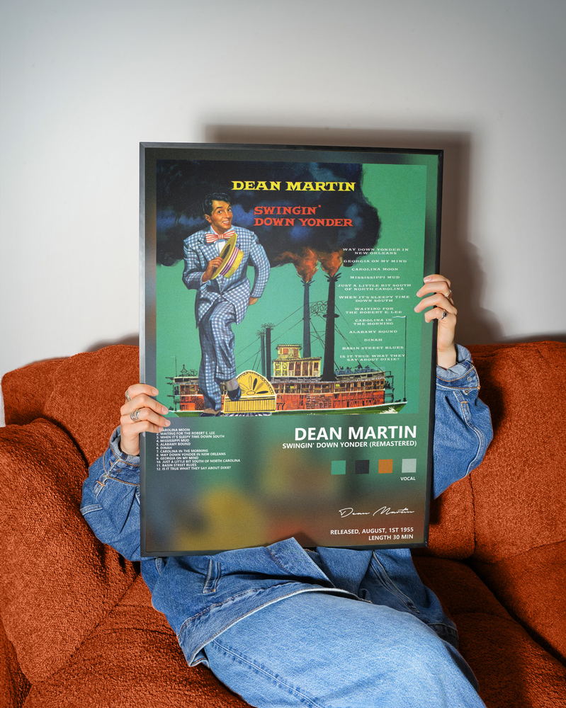 Музыкальный постер: Dean Martin — Swingin Down Yonder Remastered