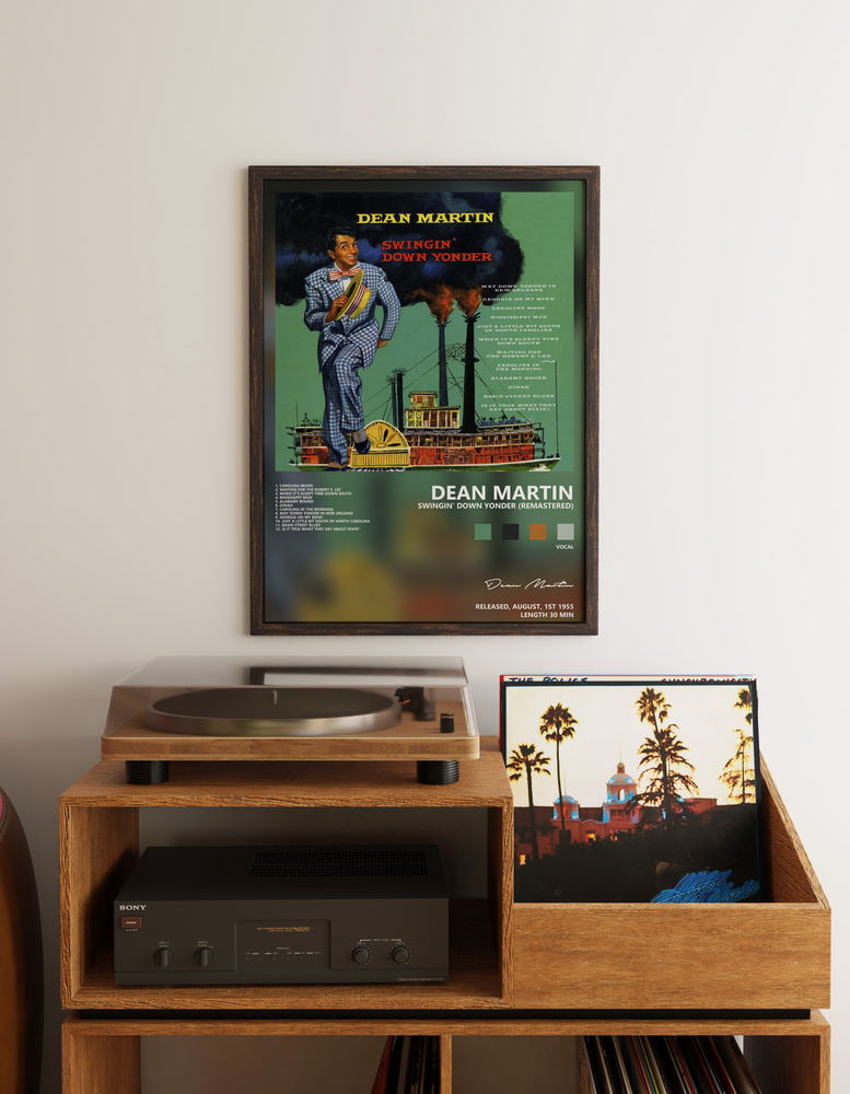 Музыкальный постер: Dean Martin — Swingin Down Yonder Remastered