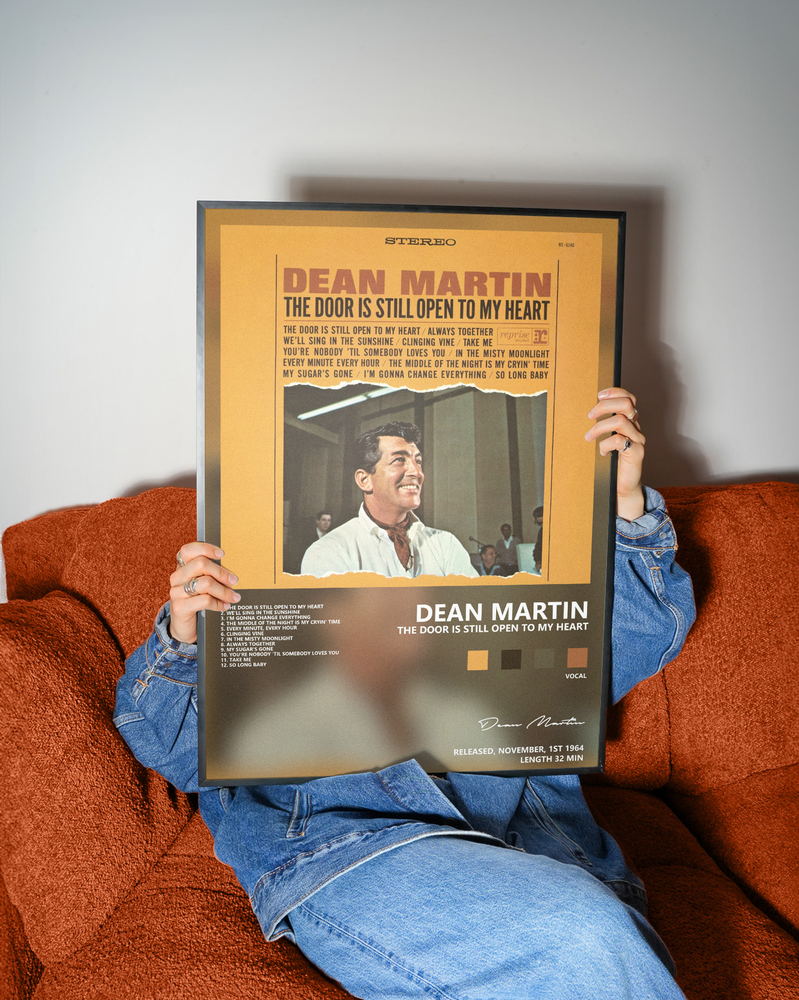 Music poster: Dean Martin — The Door Is Still Open to My Heart