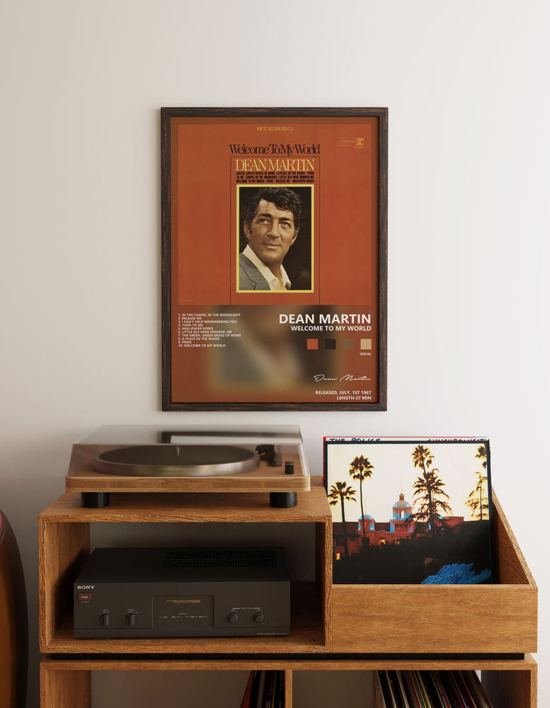 Music poster: Dean Martin — Welcome to My World