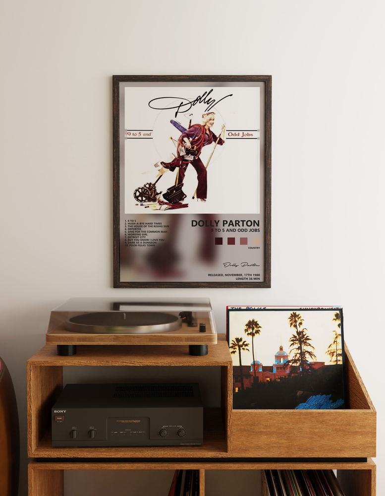 Музыкальный постер: Dolly Parton — 9 to 5 and Odd Jobs