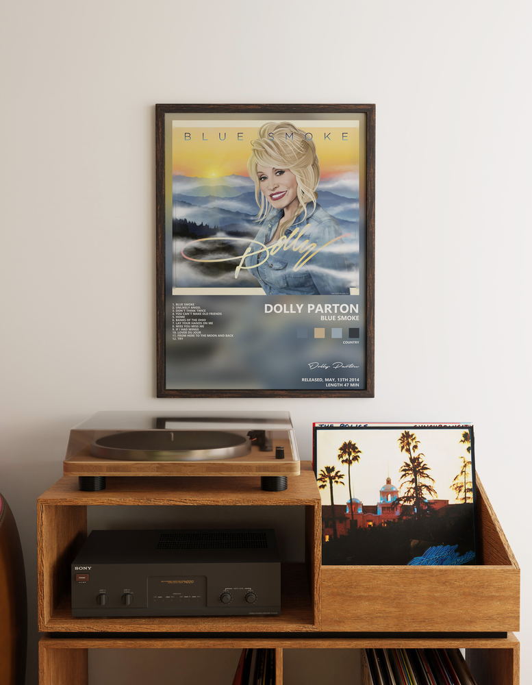 Музыкальный постер: Dolly Parton — Blue Smoke