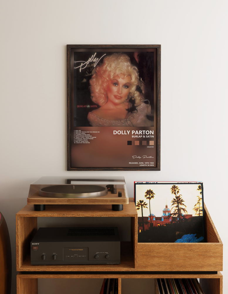 Музыкальный постер: Dolly Parton — Burlap Satin