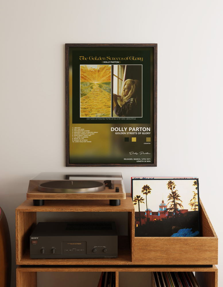 Музыкальный постер: Dolly Parton — Golden Streets of Glory