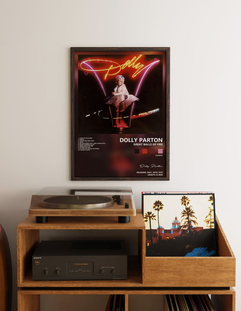 Music poster: Dolly Parton — Great Balls of Fire