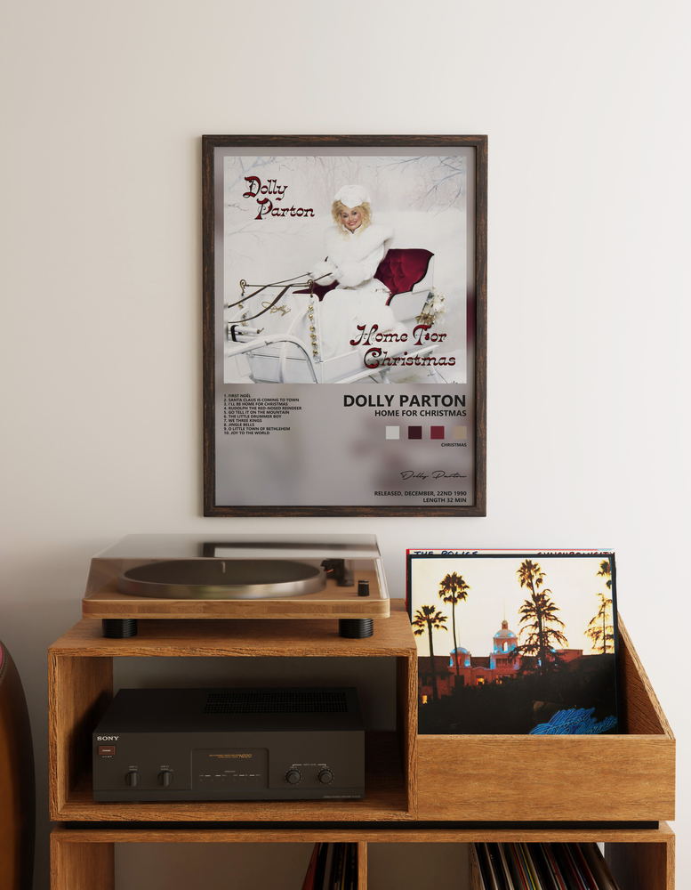 Музыкальный постер: Dolly Parton — Home for Christmas