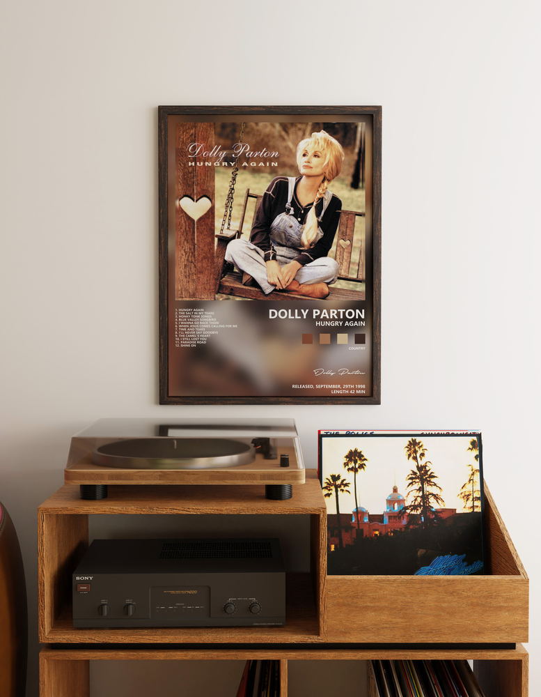 Music poster: Dolly Parton — Hungry Again