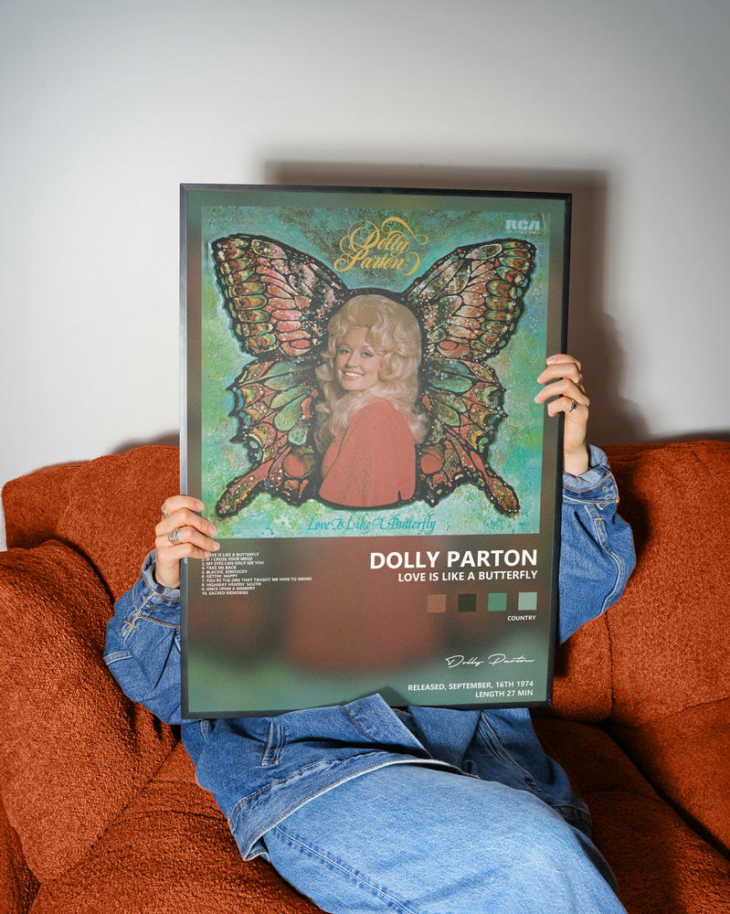 Music poster: Dolly Parton — Love Is Like a Butterfly