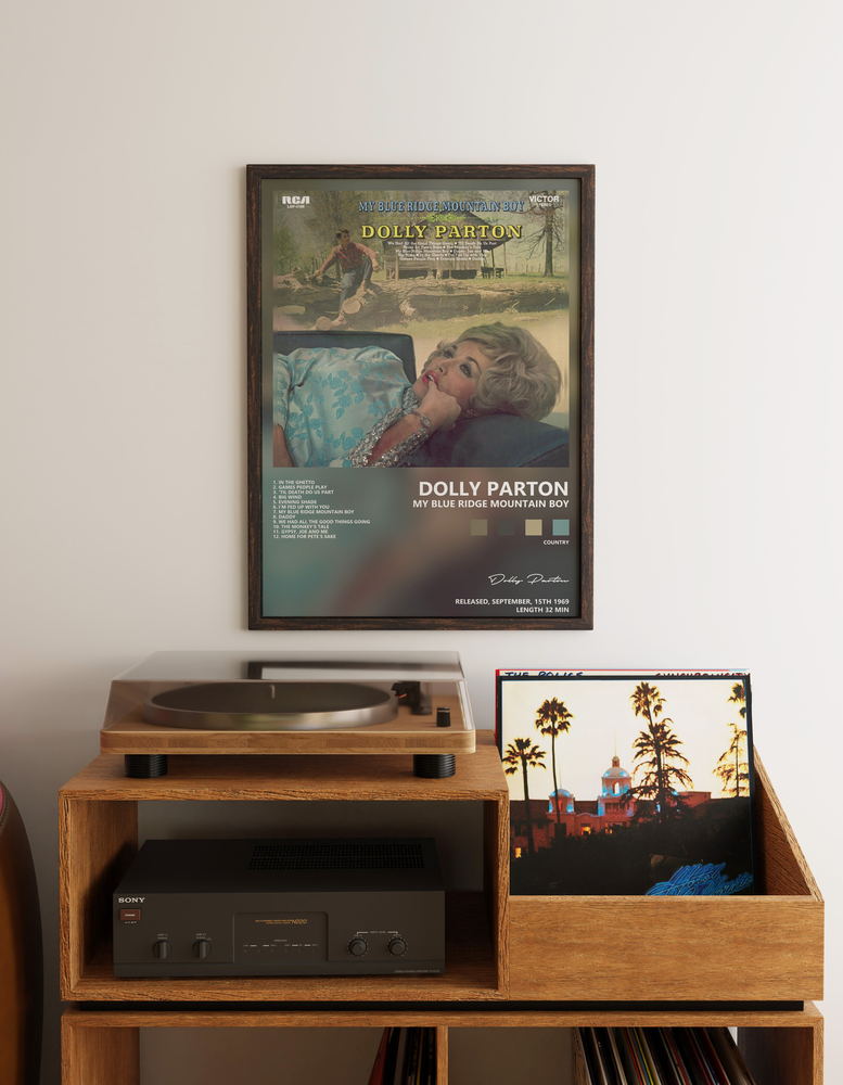 Музыкальный постер: Dolly Parton — My Blue Ridge Mountain Boy