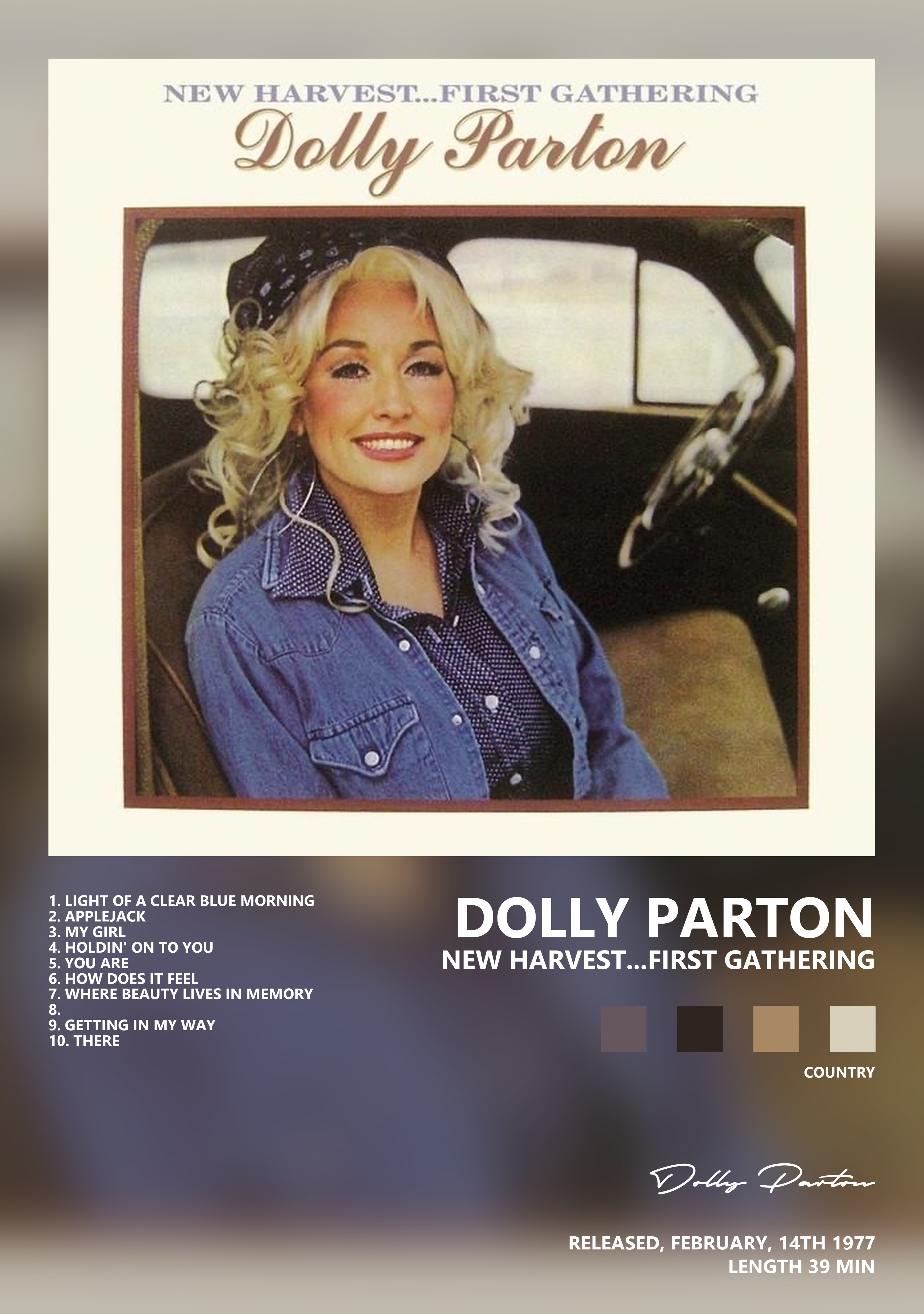 Музыкальный постер: Dolly Parton — New HarvestFirst Gathering