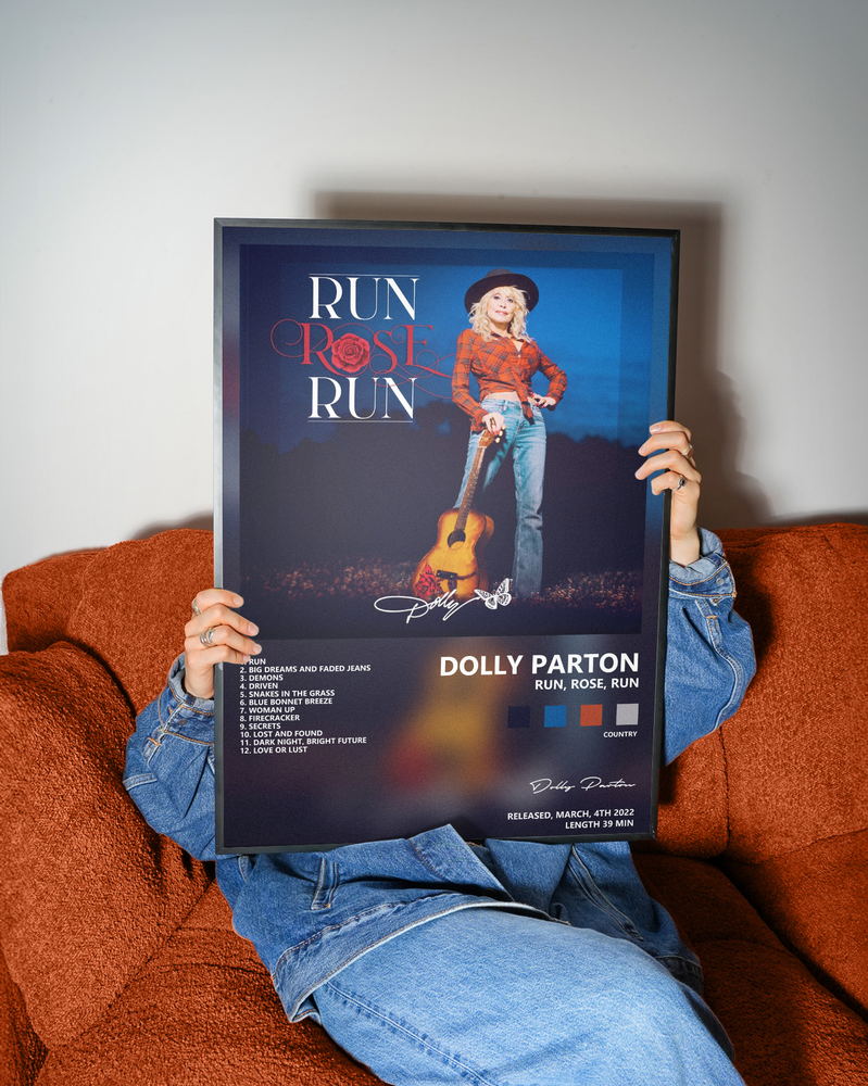 Музыкальный постер: Dolly Parton — Run Rose Run