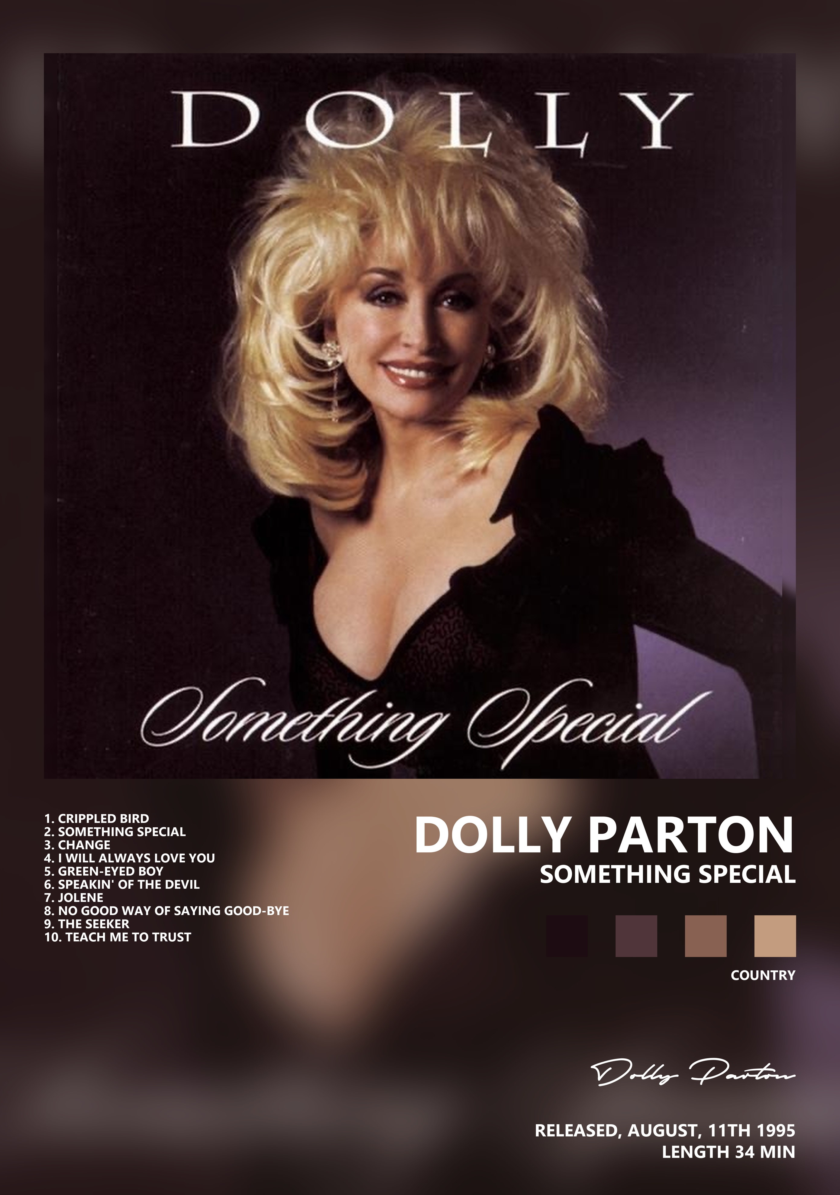 Музыкальный постер: Dolly Parton — Something Special