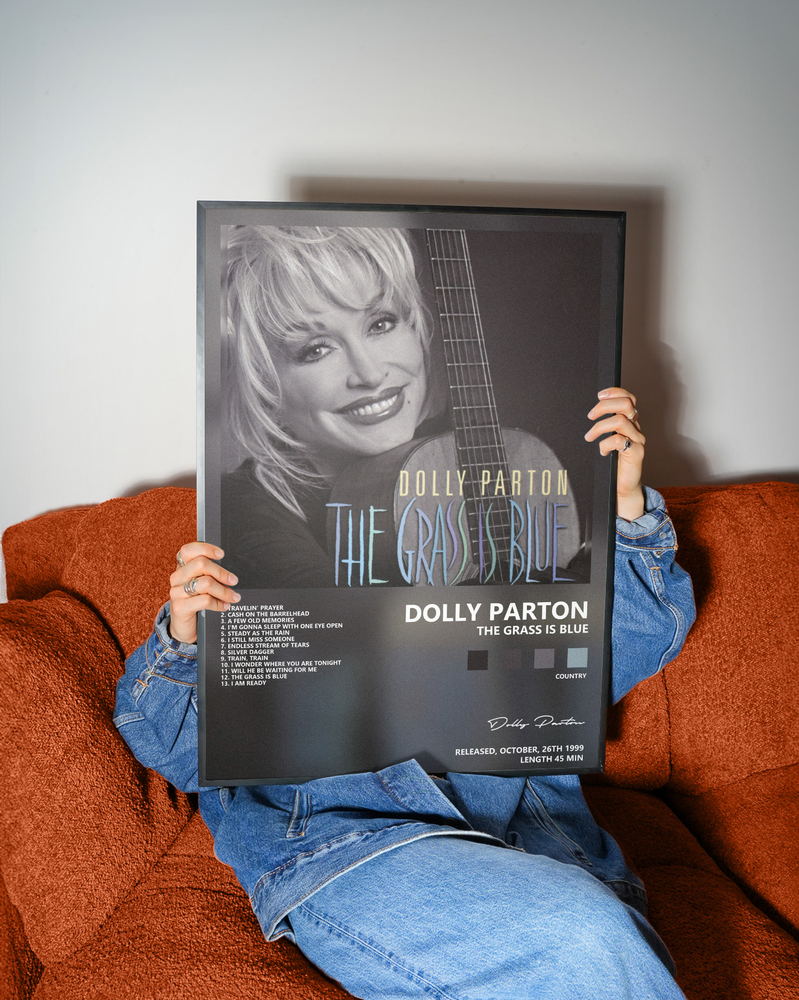 Музыкальный постер: Dolly Parton — The Grass Is Blue