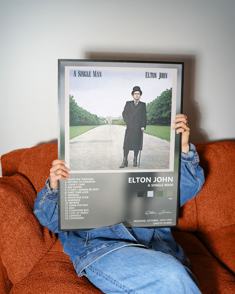 Музыкальный постер: Elton John — A Single Man