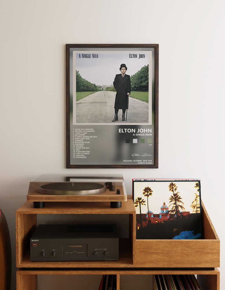 Музыкальный постер: Elton John — A Single Man
