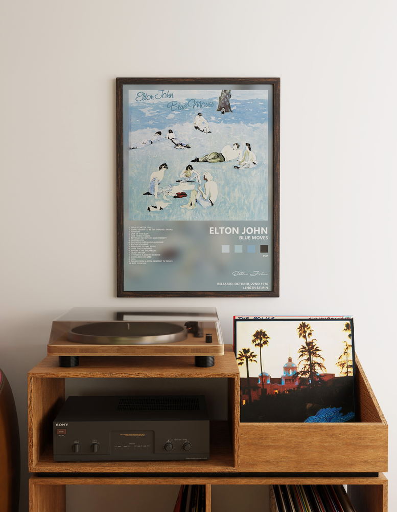 Музыкальный постер: Elton John — Blue Moves