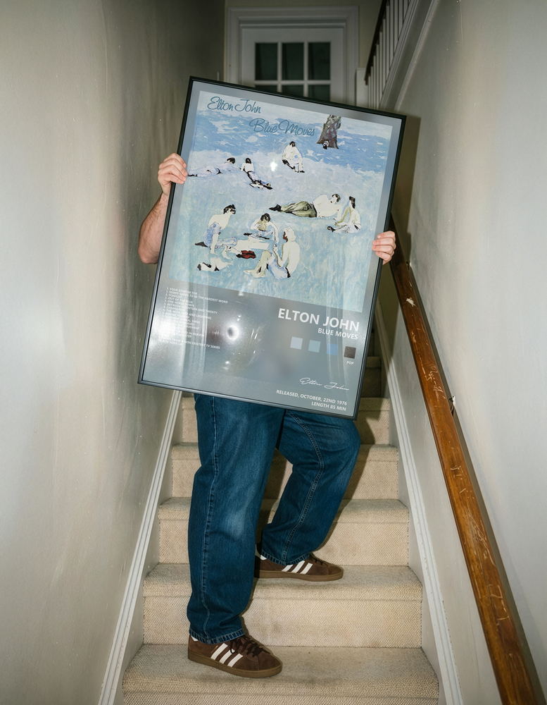 Музыкальный постер: Elton John — Blue Moves