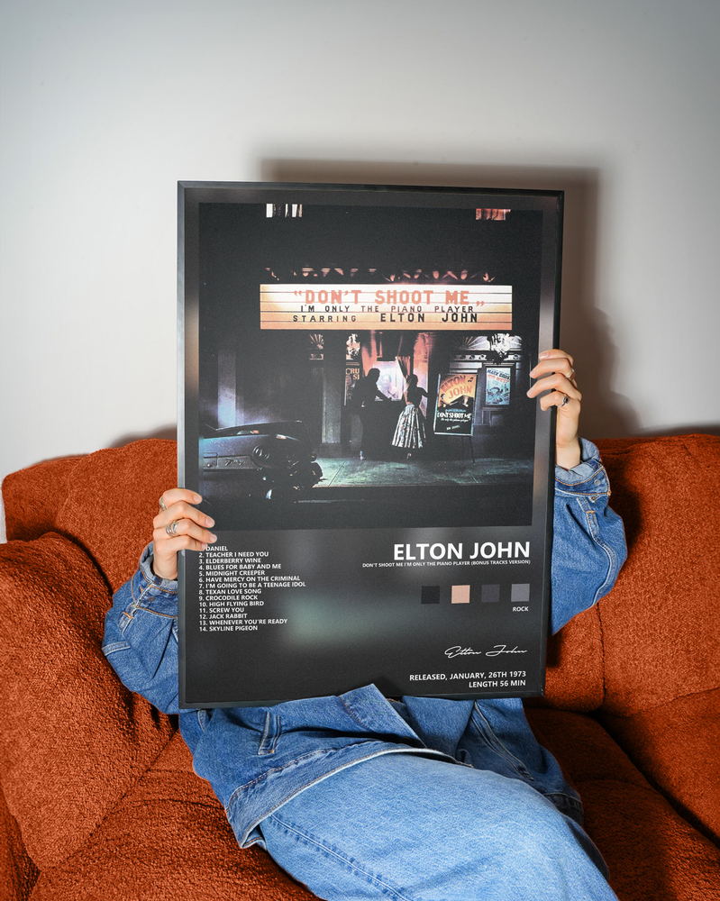 Music poster: Elton John — Dont Shoot Me Im Only The Piano Player Bonus Tracks Version