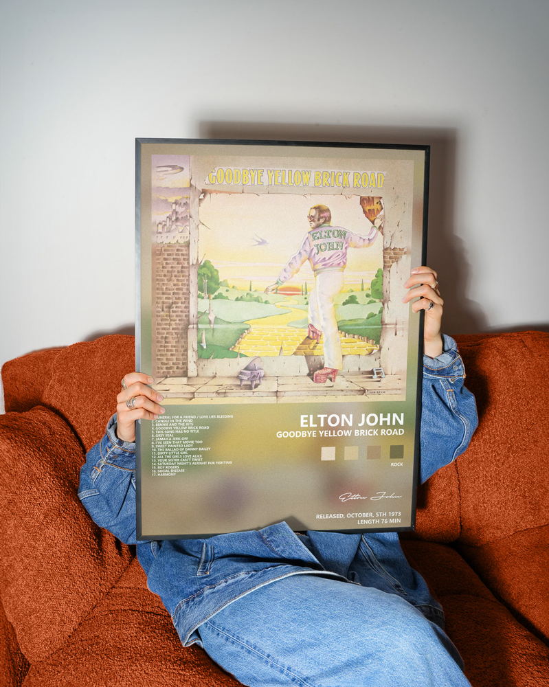 Музыкальный постер: Elton John — Goodbye Yellow Brick Road
