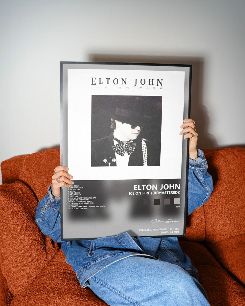Музыкальный постер: Elton John — Ice On Fire Remastered
