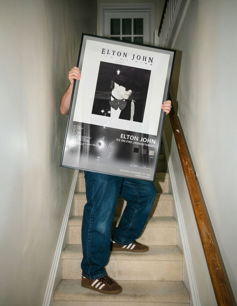 Музыкальный постер: Elton John — Ice On Fire Remastered