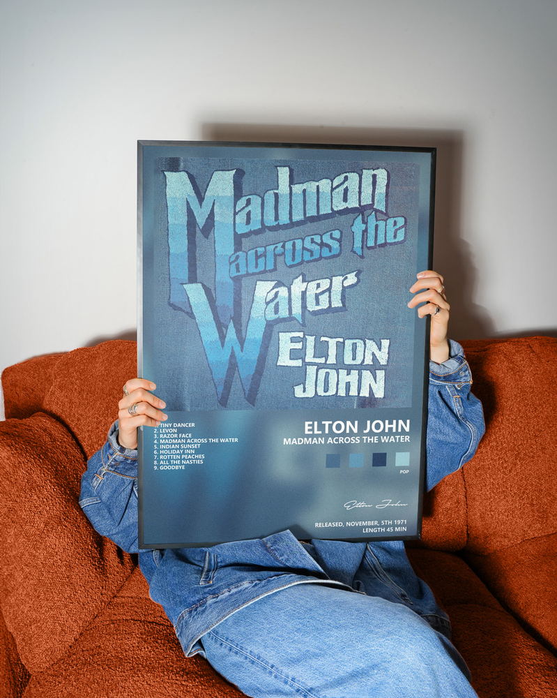Музыкальный постер: Elton John — Madman Across the Water