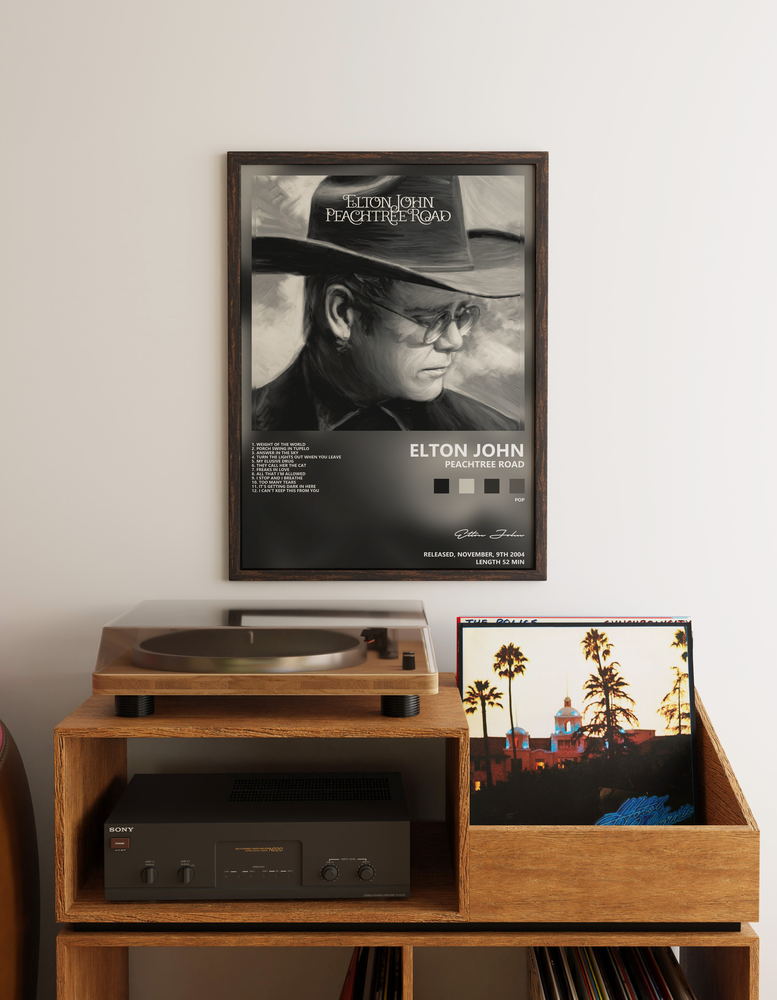 Музыкальный постер: Elton John — Peachtree Road