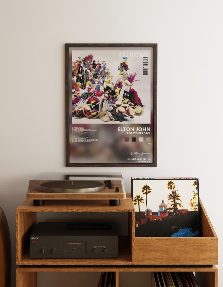 Музыкальный постер: Elton John — Reg Strikes Back